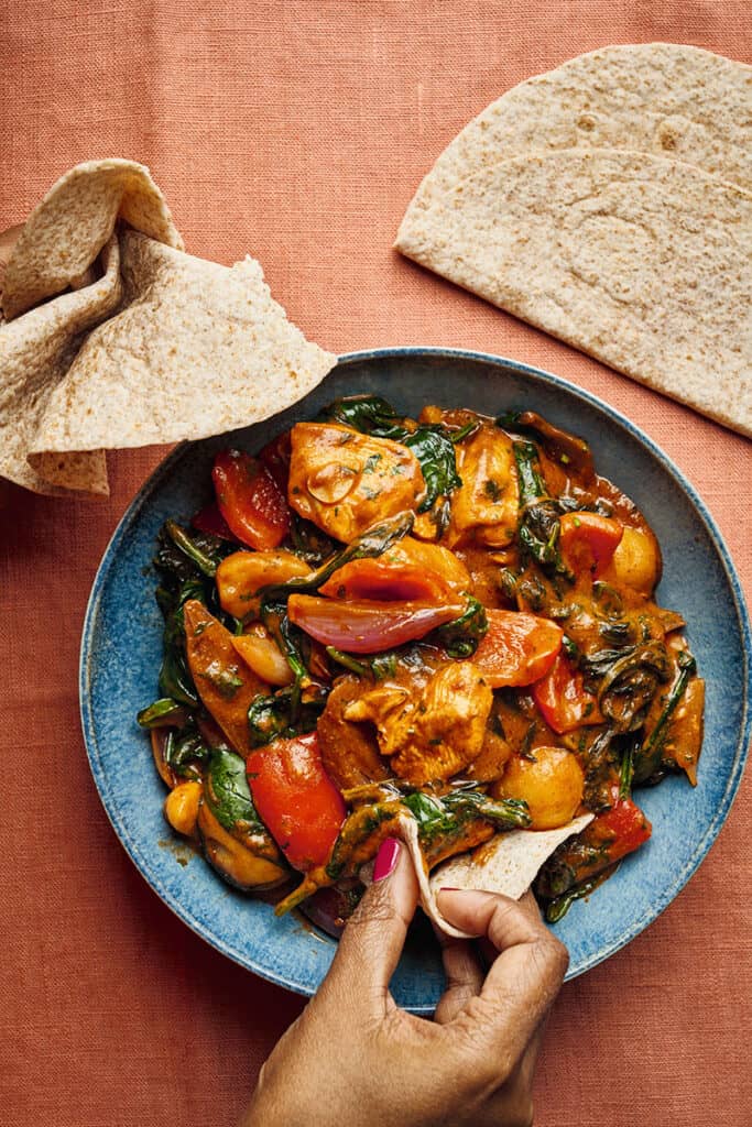 Saag-Aloo-Chicken-Jalfrezi