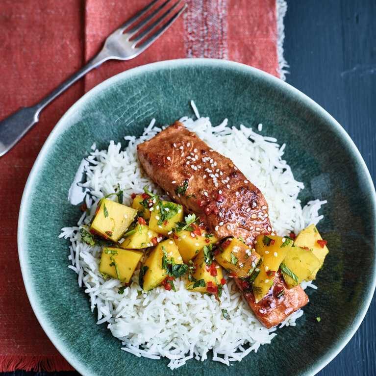 Nadiya-Hussain_Teriyaki-Salmon-with-Mango-Salsa