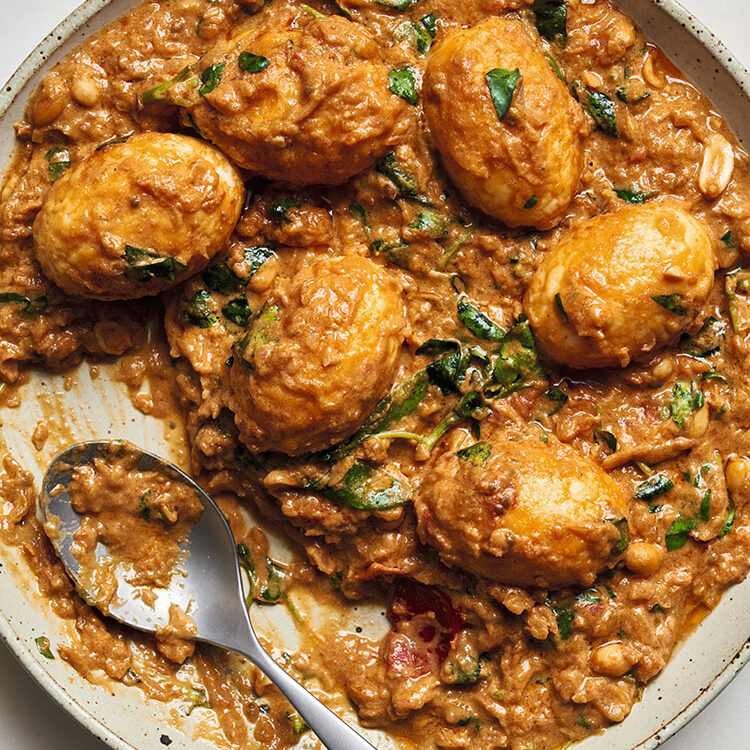 Peanut Butter Egg Curry