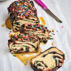 Sprinkle Butter Babka Loaf